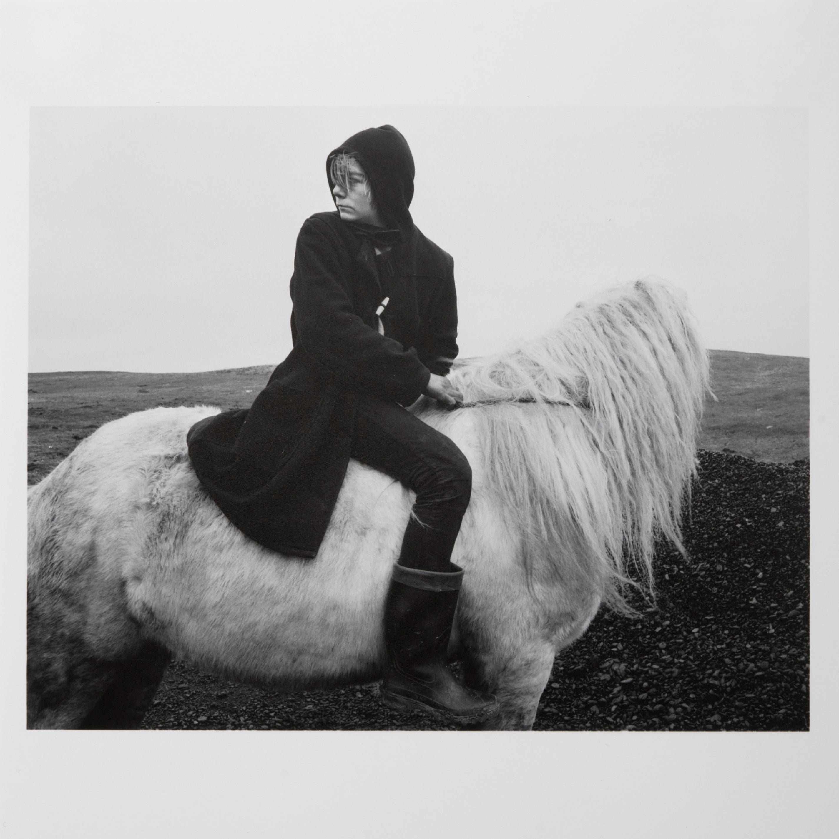 Chris Killip 'Boo on a horse. Lynemouth, Northumberland, UK' (1984)