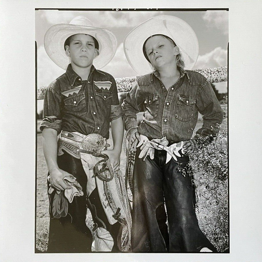 Mary Ellen Mark 'Craig Scarmardo and Cheyloh Mather at the Boerne Rodeo' photograph (1991)